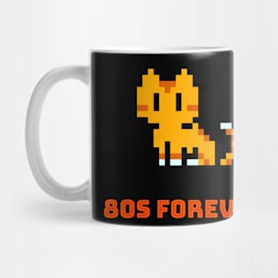 80s Forever Retro 8-bit Cat Mug